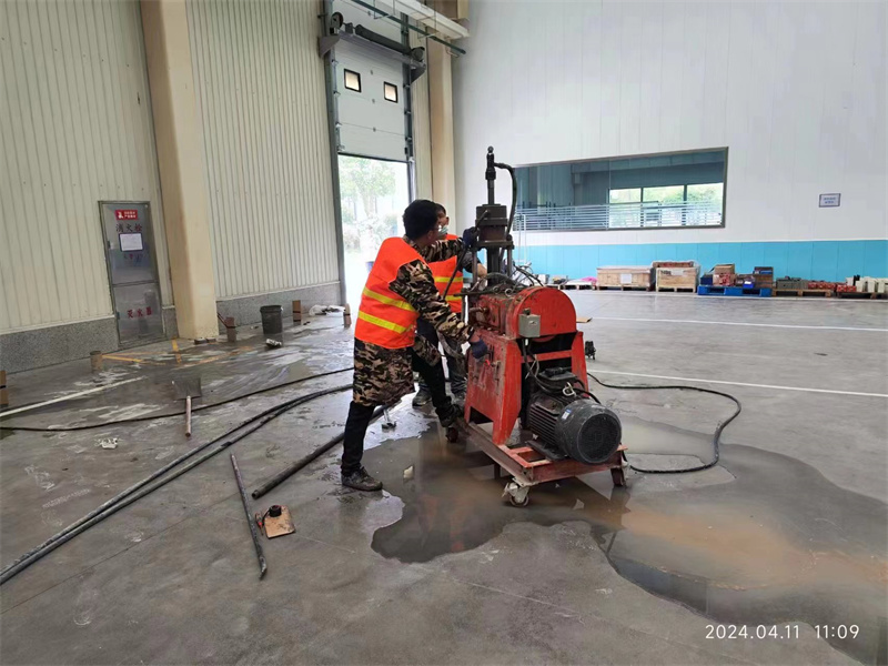 兴宁厂房地面下沉塌陷注浆加固施工